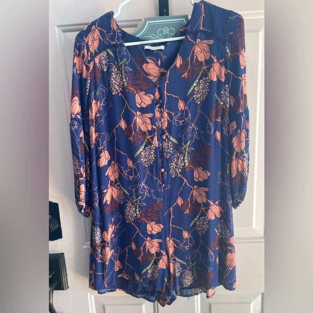 Skies are Blue Romper